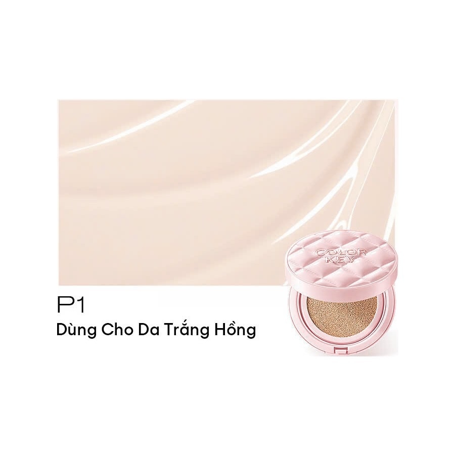 Phấn Nước Chống Nắng Colorkey Brightening Cushion Cream SPF50+PA++++ 11g .#P1