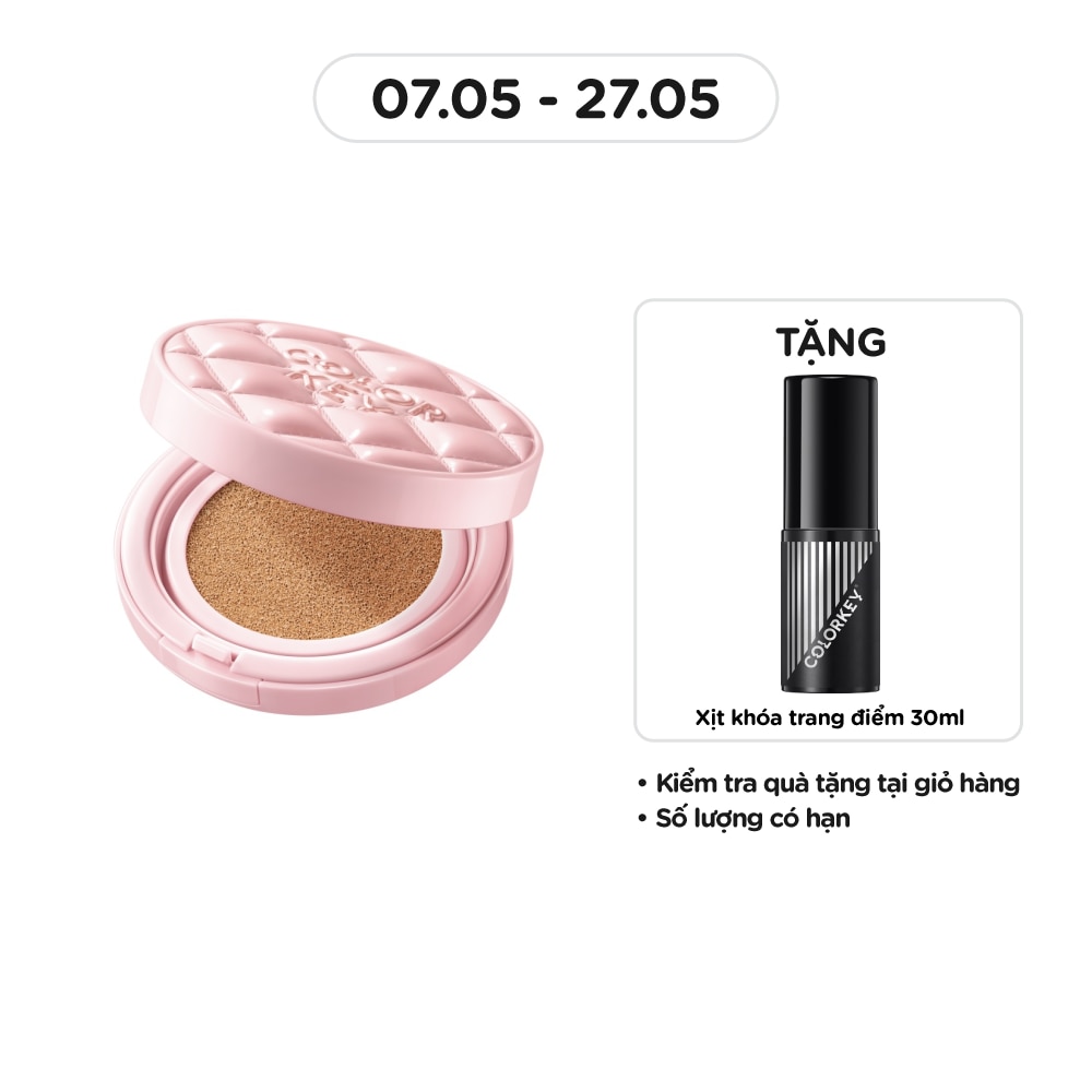 Phấn Nước Chống Nắng Colorkey Brightening Cushion Cream SPF50+PA++++ 11g .#P1
