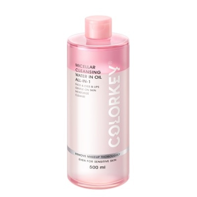 COLORKEY Nước Tẩy Trang 2 Lớp Colorkey Micellar Cleansing Water In Oil All-In-1 500ml