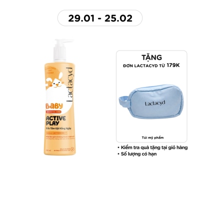 LACTACYD Sữa Tắm Gội Em Bé Lactacyd Active Play 500ml