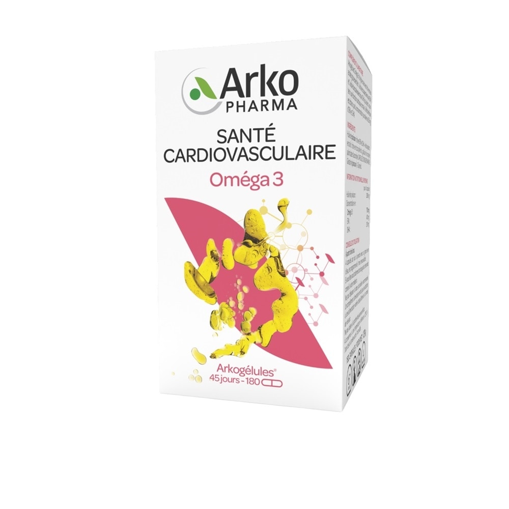 Thực Phẩm Bảo Vệ Sức Khỏe Viên Uống Bổ Sung Omega 3 Arkopharma Arkogelules Omega 3 180 Viên