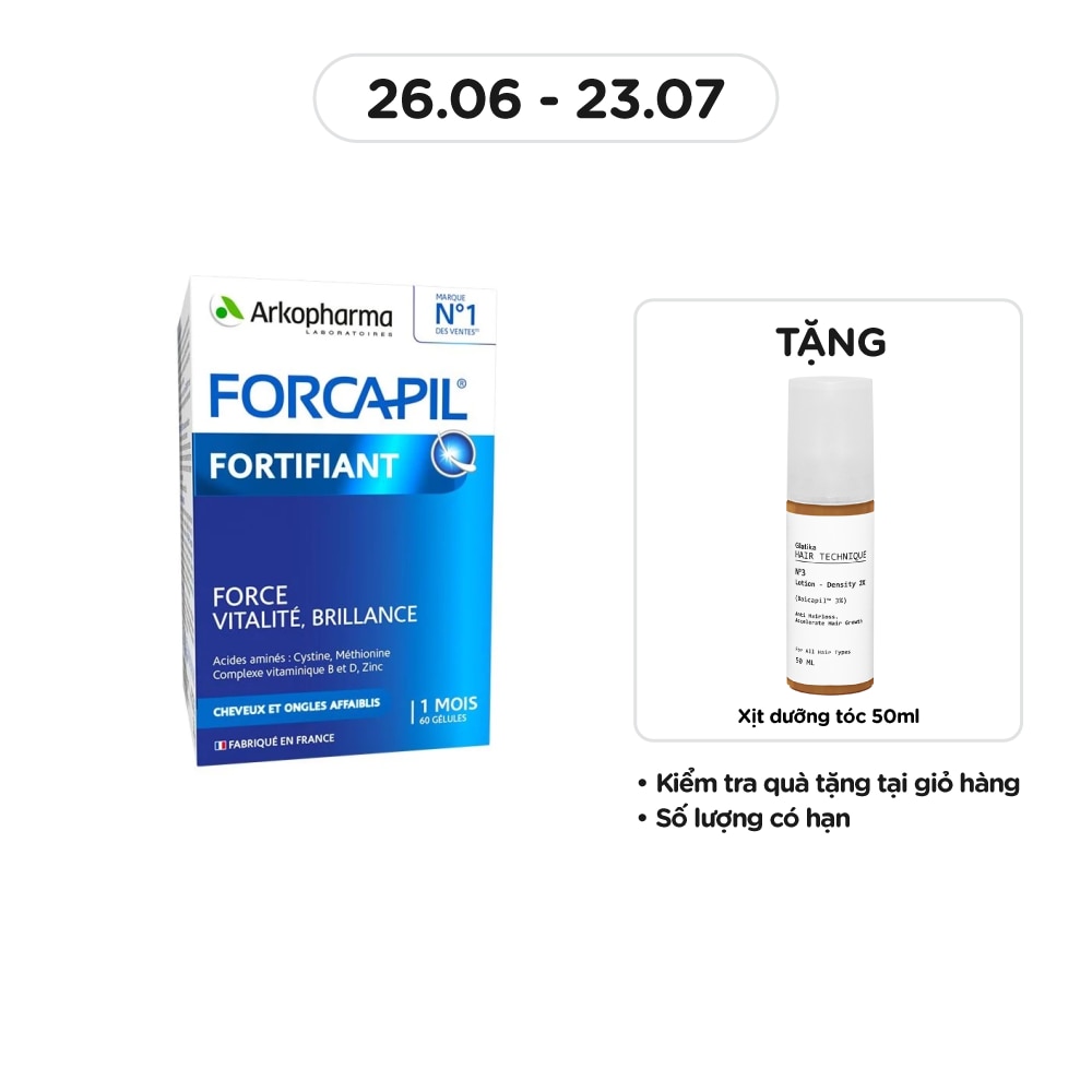 Forcapil Fortifiant 60 Capsules