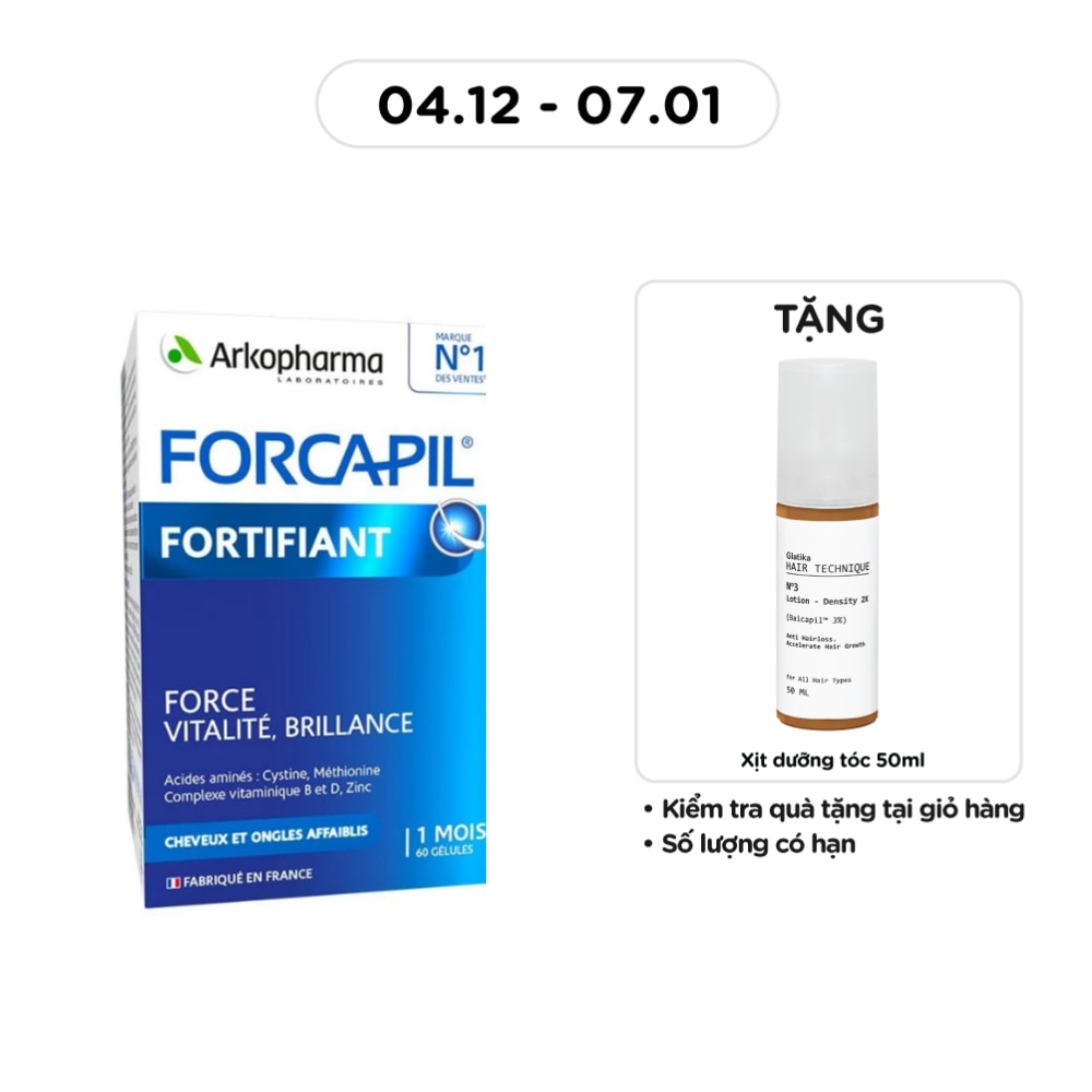 Forcapil Fortifiant 60 Capsules