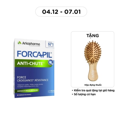 ARKOPHARMA Thực Phẩm Bảo Vệ Sức Khỏe Viên Uống Giảm Rụng Tóc Arkopharma Forcapil Anti Chute 30 Viên