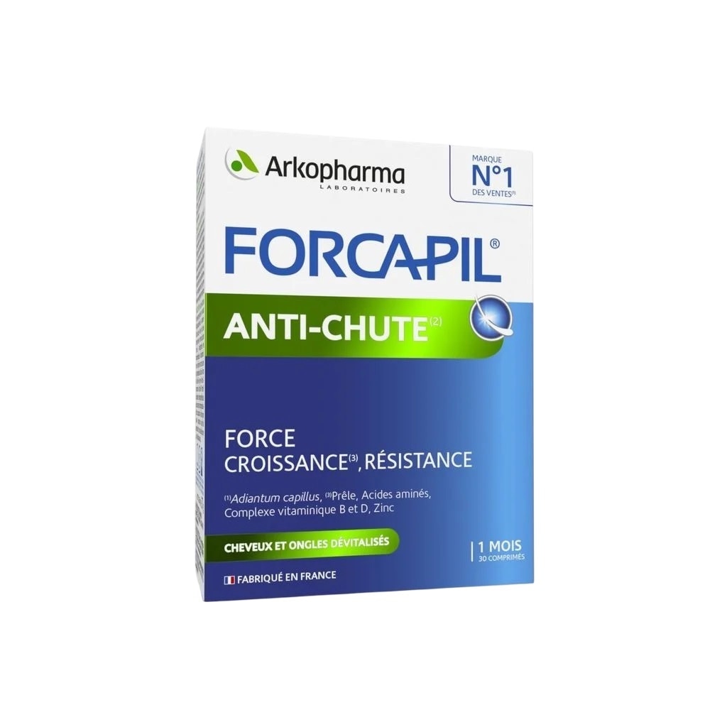 Thực Phẩm Bảo Vệ Sức Khỏe Viên Uống Giảm Rụng Tóc Arkopharma Forcapil Anti Chute 30 Viên