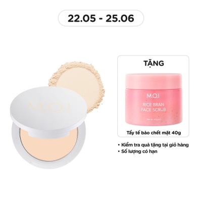 M.O.I Phấn Phủ M.O.I Baby Skin Powder Siêu Kiềm Dầu 10g .#2 Tông Tự Nhiên