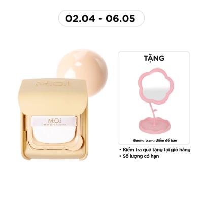 M.O.I - Phấn Nước M.O.I Baby Skin Cushion 12g .#10 Tông Trắng Sáng