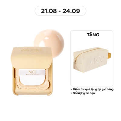 M.O.I Phấn Nước M.O.I Baby Skin Cushion 12g .#10 Tông Trắng Sáng
