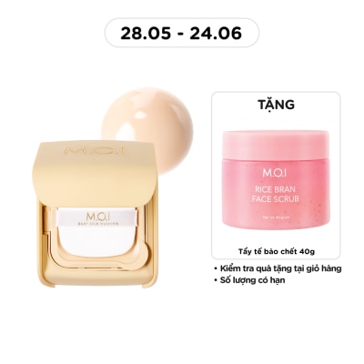 M.O.I - Phấn Nước M.O.I Baby Skin Cushion 12g .#10 Tông Trắng Sáng