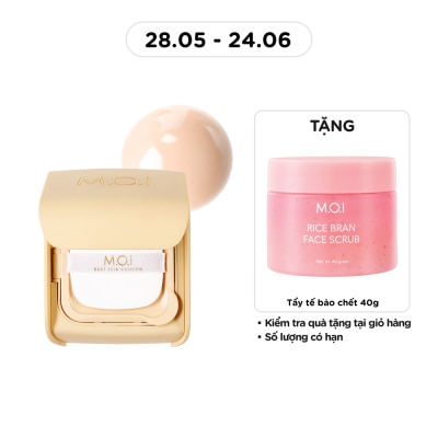 M.O.I - Phấn Nước M.O.I Baby Skin Cushion 12g .#20 Tông Trắng Hồng