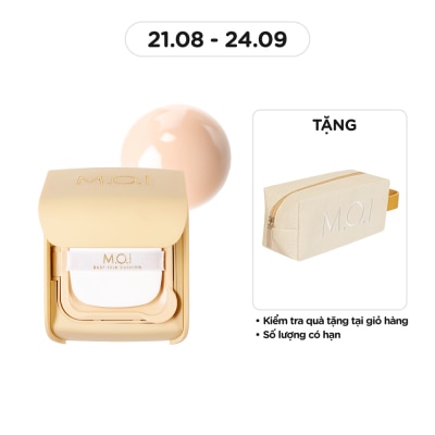 M.O.I Phấn Nước M.O.I Baby Skin Cushion 12g .#20 Tông Trắng Hồng