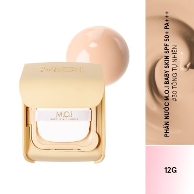 M.O.I Phấn Nước M.O.I Baby Skin Cushion 12g .#30 Tông Tự Nhiên