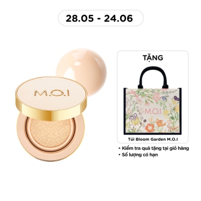 M.O.I - Phấn Nước M.O.I Baby Skin Cushion Premium Edition SPF 50+ PA+++ 12g .#10 Tông Trắng Sáng