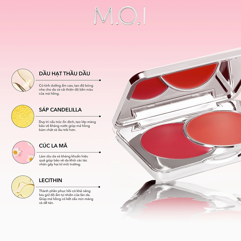 - Dual Cream Blusher 8g .#2 Peach