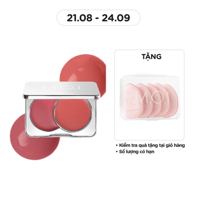 M.O.I - Dual Cream Blusher 8g .#2 Peach