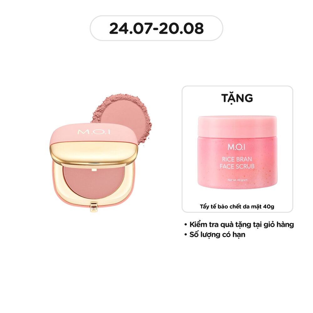 Phấn Má Hồng M.O.I Blusher 9g .#1 Cool Cool Girl Hồng Da