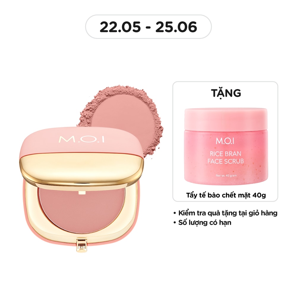 Phấn Má Hồng M.O.I Blusher 9g .#1 Cool Cool Girl Hồng Da