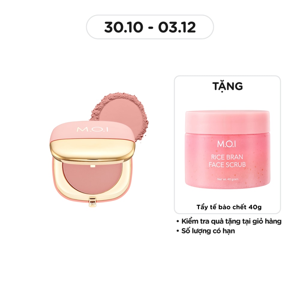 Phấn Má Hồng M.O.I Blusher 9g .#1 Cool Cool Girl Hồng Da