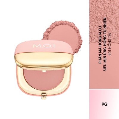 M.O.I Phấn Má Hồng M.O.I Blusher 9g .#1 Cool Cool Girl Hồng Da