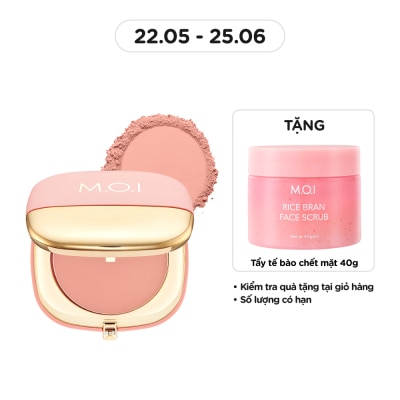 M.O.I Phấn Má Hồng M.O.I Blusher 9g .#2 Peachy Peach Babe Cam Đào