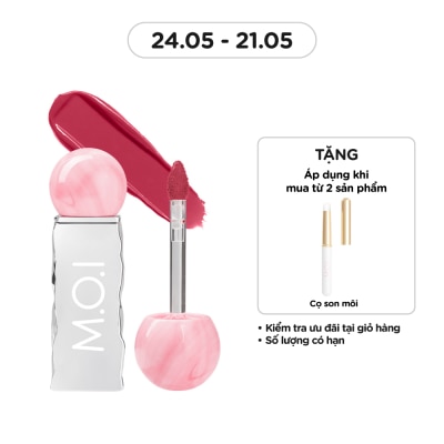 M.O.I Son Kem Lì M.O.I Lollipops 4g .#6 Raspberry Cánh Hồng Khô