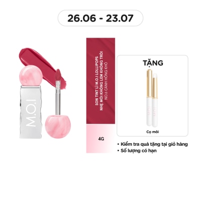 M.O.I Lollipops 4g .#6 Raspberry