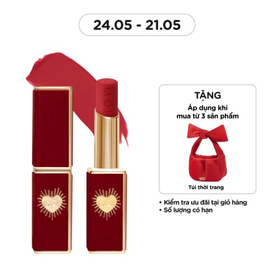 M.O.I Son Môi M.O.I Queen Of Rose 2.7g .#1 Power Red Đỏ Ruby