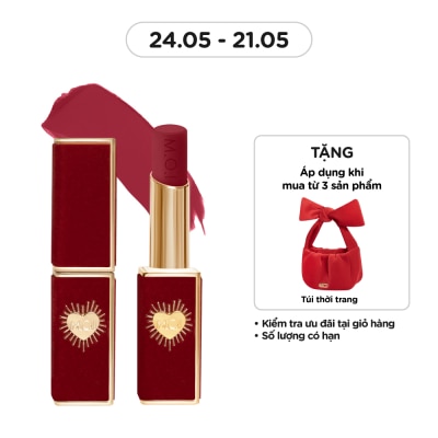 M.O.I Son Môi M.O.I Queen Of Rose 2.7g .#3 Best Red Đỏ Hồng Đất