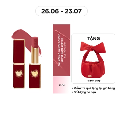 M.O.I Son Môi M.O.I Queen Of Rose 2.7g .#5 Slay Red Hồng Nâu