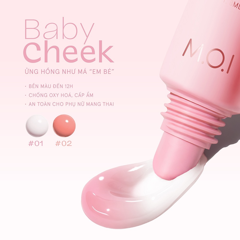 Baby Cheek 8g .#1 Rosie