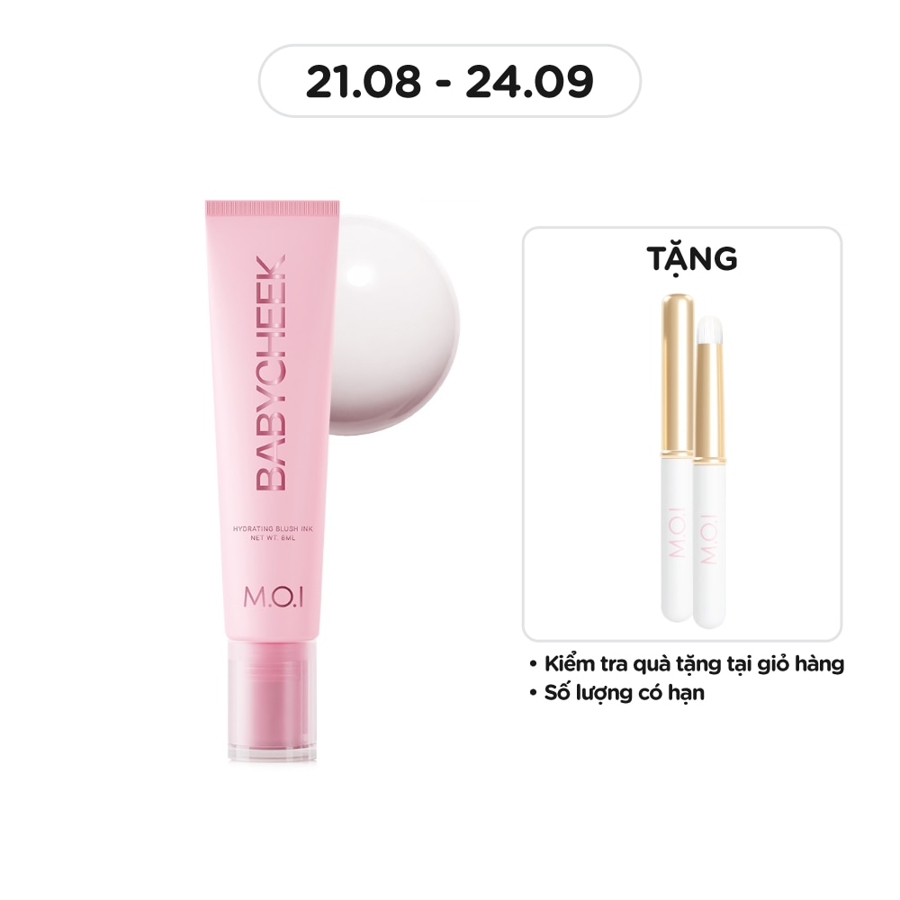 Má Hồng Sữa M.O.I Baby Cheek 8g .#1 Rosie Hồng Phấn