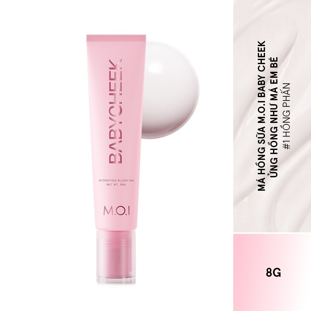 Má Hồng Sữa M.O.I Baby Cheek 8g .#1 Rosie Hồng Phấn
