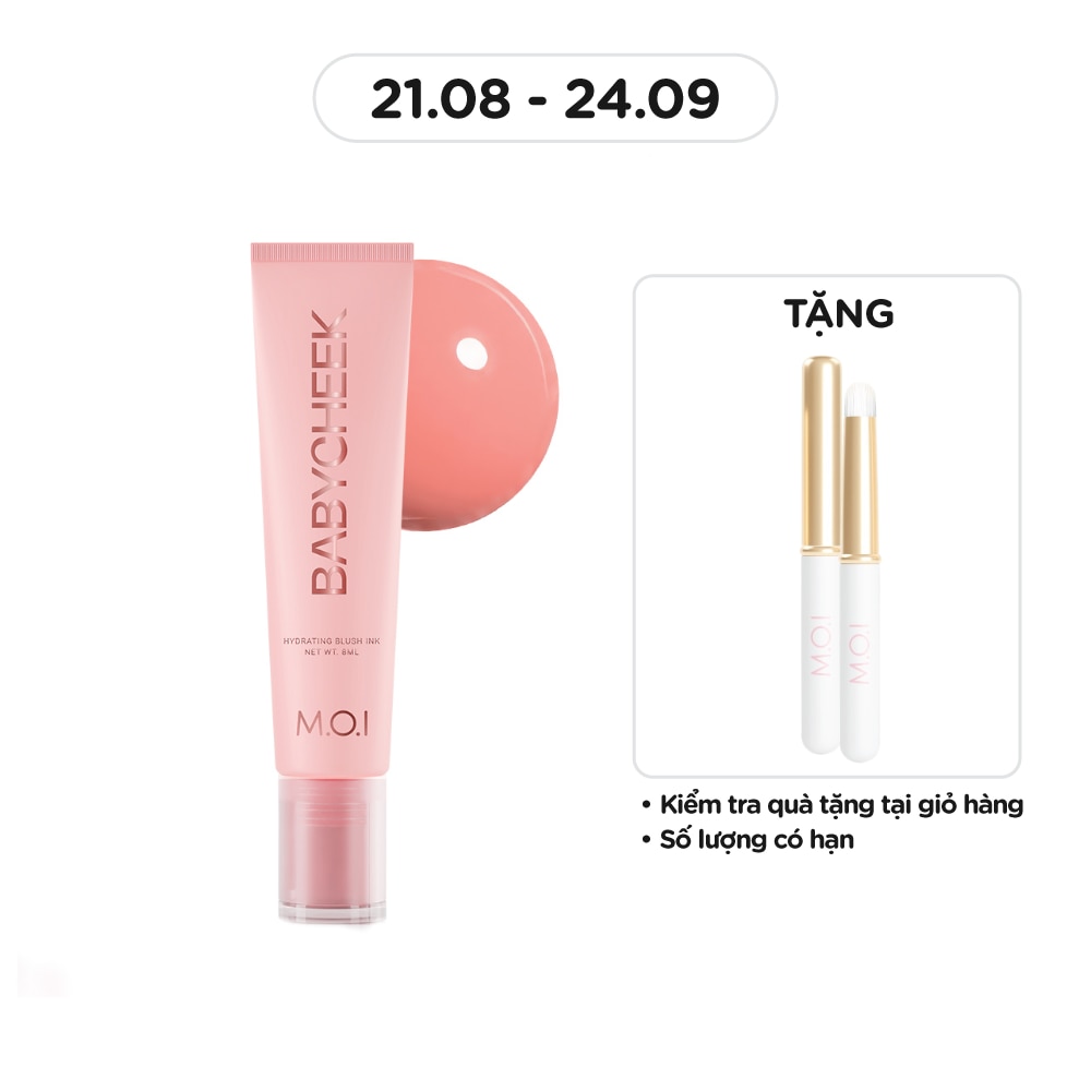 Má Hồng Sữa M.O.I Baby Cheek 8g .#2 Peachy Mơ Đào