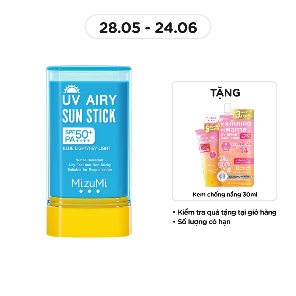 Sáp Chống Nắng MizuMi UV Airy Sun Stick SPF50+ PA++++ 20g