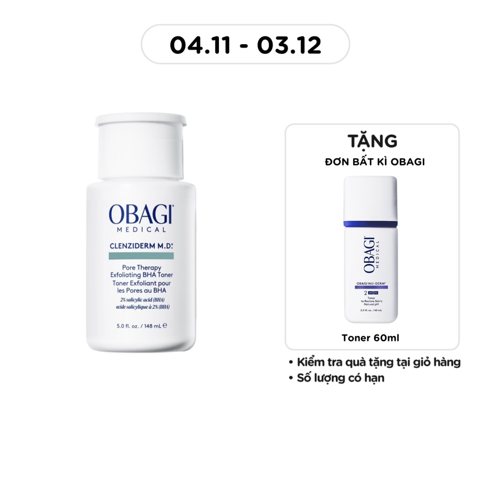 Medical Clenziderm M.D. Pore Therapy Exfoliating BHA Toner 148ml