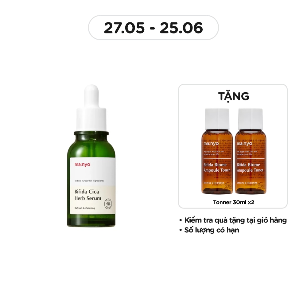 Tinh chất ma:nyo Bifida Cica Herb Serum 50ml
