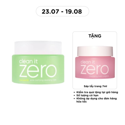 BANILA CO - Sáp Tẩy Trang Banila Co Clean It Zero Pore Clarifying Cleansing Balm Teatree- EX 100ml image