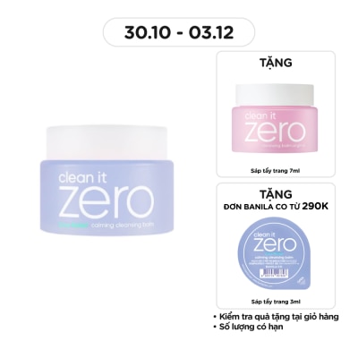 BANILA CO Sáp Tẩy Trang Banila Co Clean It Zero Calming Cleansing Balm Cica Relief 100ml