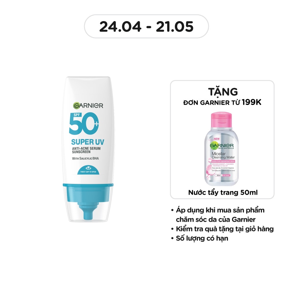 Super UV Anti-Acne Serum Sunscreen SPF50+ PA++++ 30ml