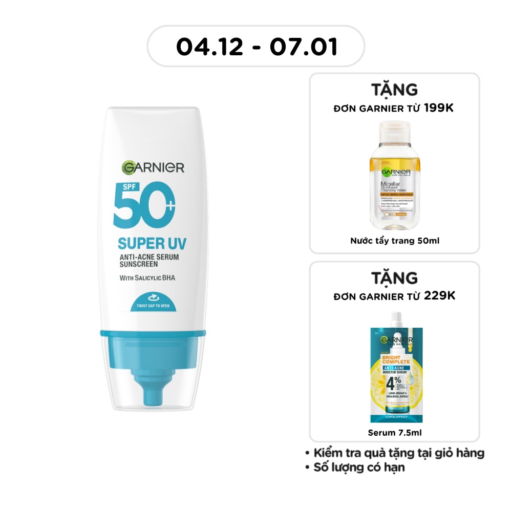 Super UV Anti-Acne Serum Sunscreen SPF50+ PA++++ 30ml