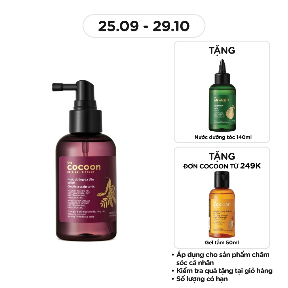 Nước Dưỡng Da Đầu Cocoon Bồ Kết 140ml