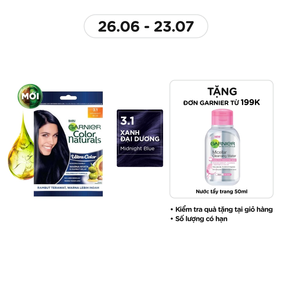 Color Naturals Crème Riche 30ml+30g .#3.1 Midnight Blue