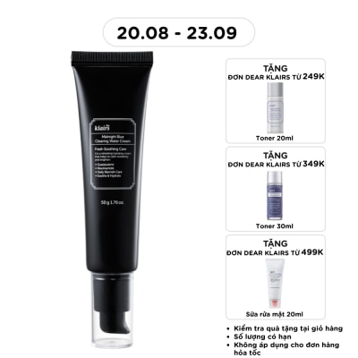 DEAR KLAIRS - Kem Dưỡng Dear Klairs Midnight Blue Clearing Water Cream 50g image