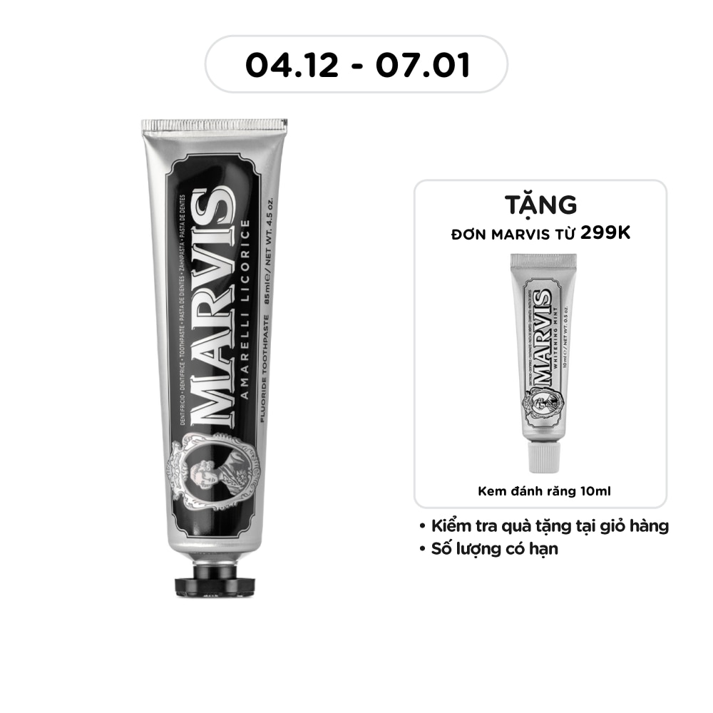 Kem Đánh Răng Marvis Amarelli Licorice 85ml