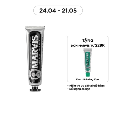 MARVIS Kem Đánh Răng Marvis Amarelli Licorice 85ml