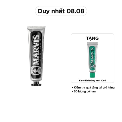 MARVIS Kem Đánh Răng Marvis Amarelli Licorice 85ml
