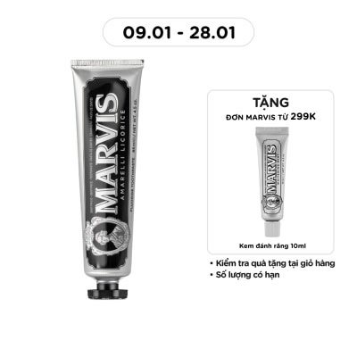 MARVIS Kem Đánh Răng Marvis Amarelli Licorice 85ml