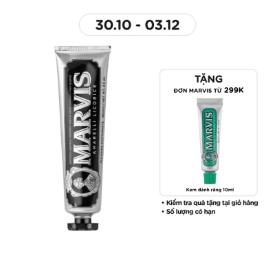 MARVIS Kem Đánh Răng Marvis Amarelli Licorice 85ml