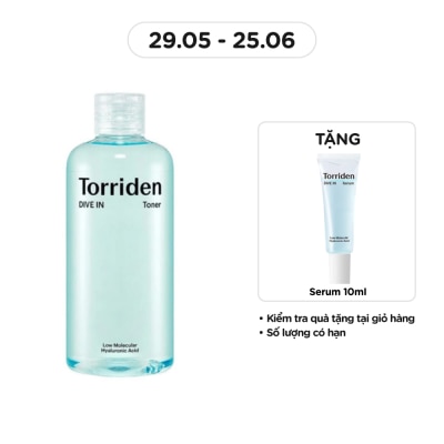 TORRIDEN Nước Hoa Hồng Torriden Dive In Toner 300ml