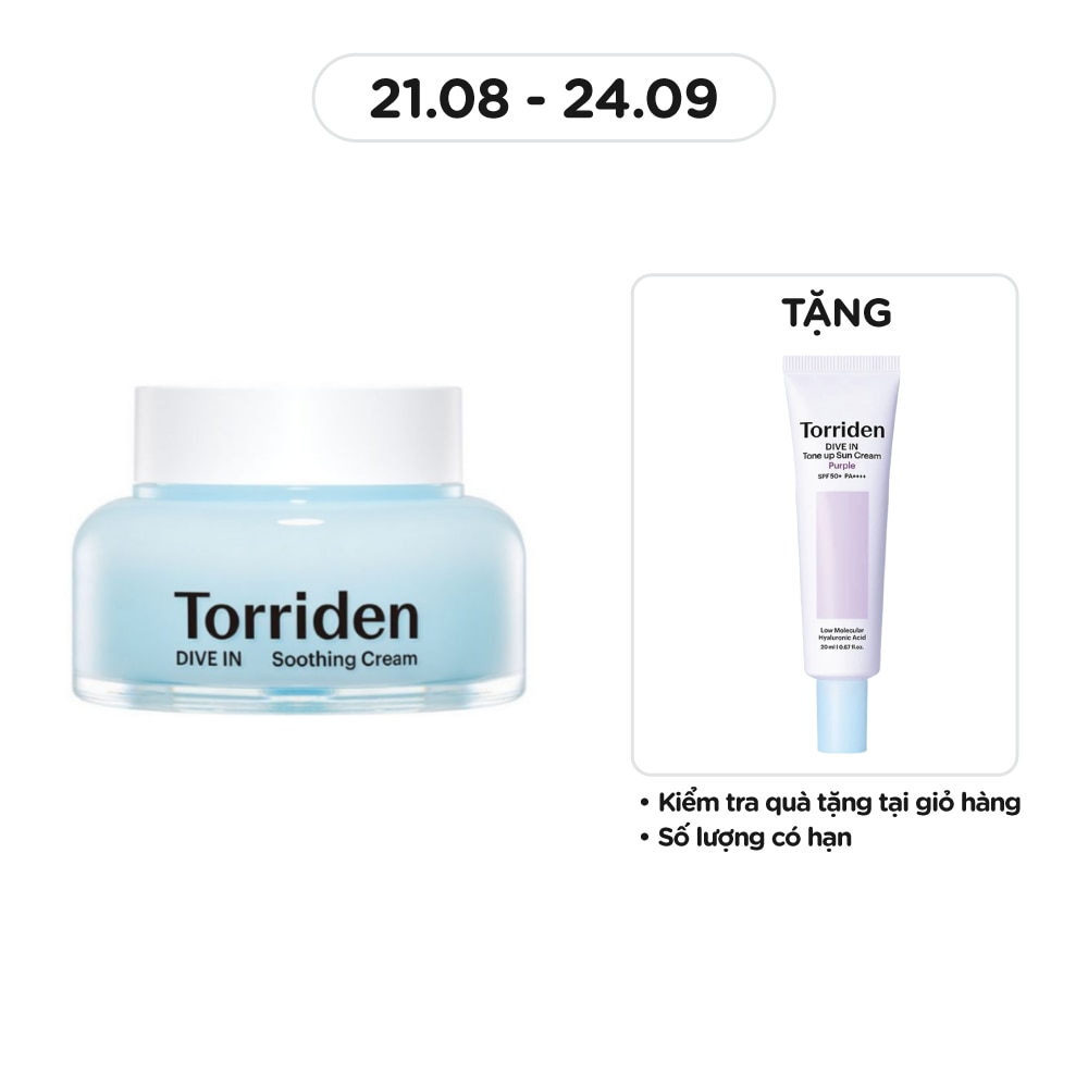 Kem Dưỡng Ẩm Torriden Dive In Soothing Cream 100ml